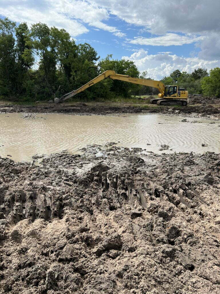 building a pond